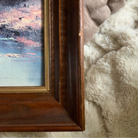 Framed Oil painting “Rustic Brook” - 11 x 14” - Picture 4 of 4